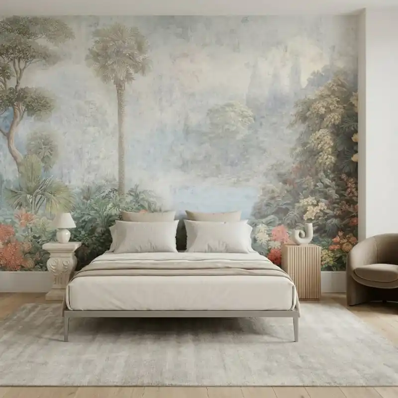 Calitate înaltă The Arcadian Passage, VLAdiLA Fototapet cu peisaj luxuriant personalizat pentru dormitor