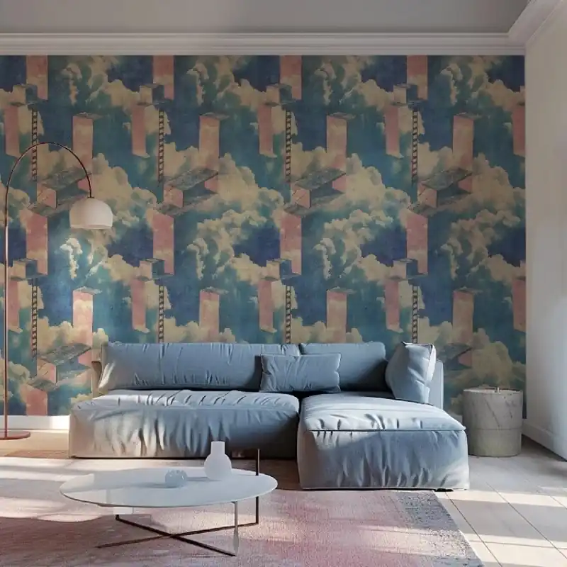 Disponibil imediat Mirrors, VLAdiLA Fototapet Abstract cu Elemente Arhitecturale