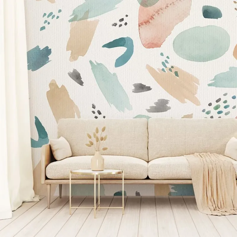 Watercolor Mood, VLAdiLA Tapet cu design abstract, minimalist Retur gratuit