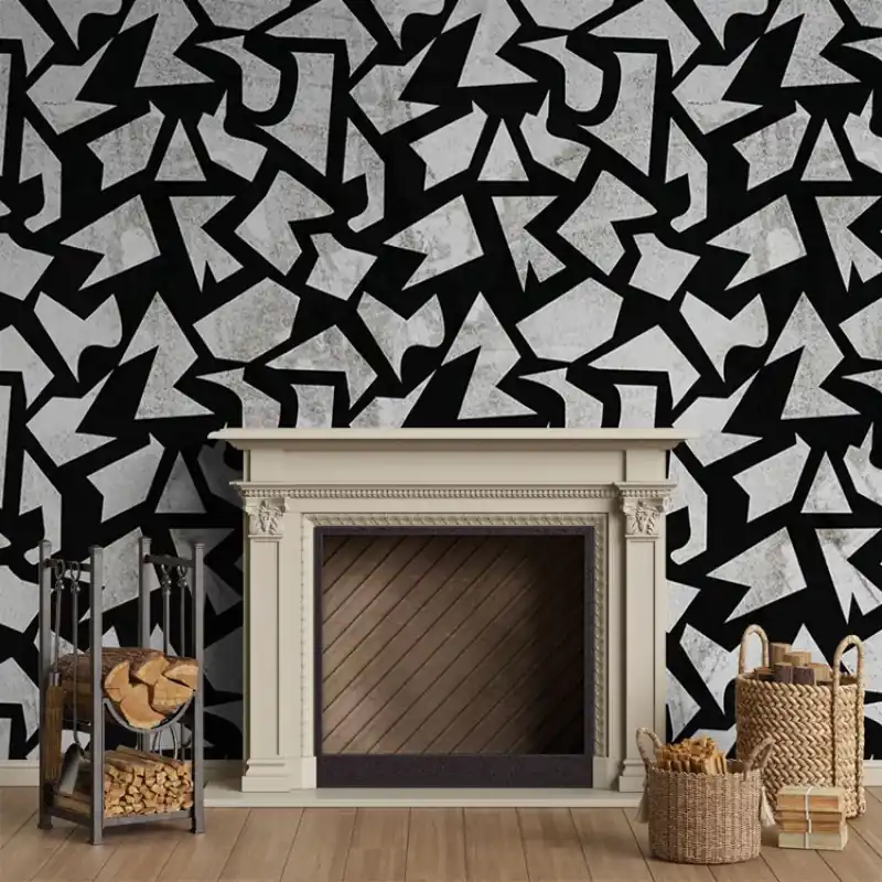 Geometric Grunge, VLAdiLA Tapet geometric grunge Livrare expres