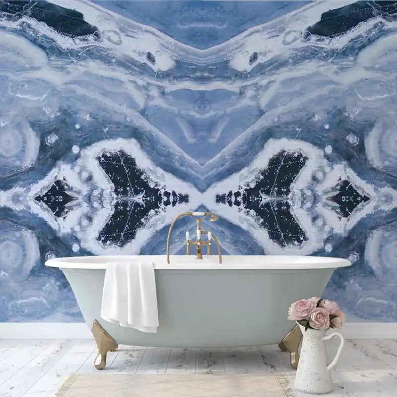 Blue Marble, VLAdiLA Tapet cu design abstract elegant - Blue Marble Discount
