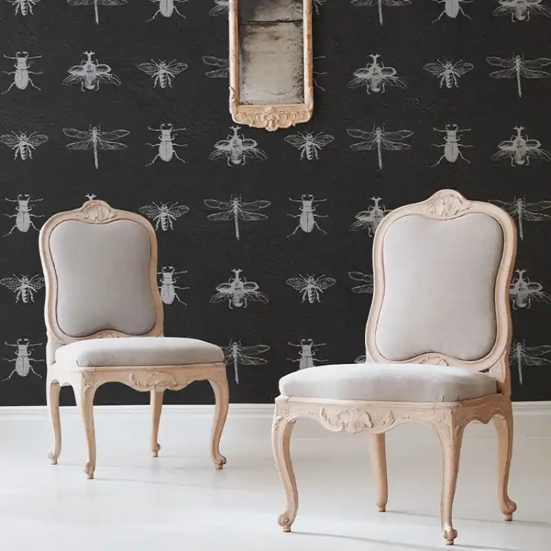 Ofertă Soft Bugs, VLAdiLA Tapet cu design modern și elegant cu gândaci și libelule