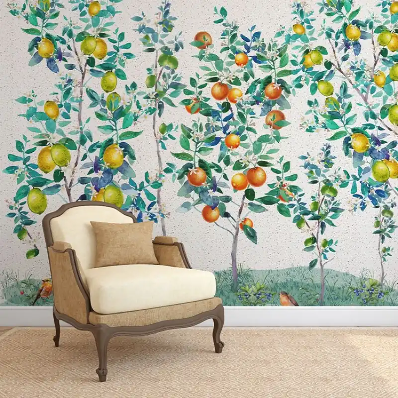 Citrus Garden, VLAdiLA Tapet cu design floral vibrant și proaspăt Discount
