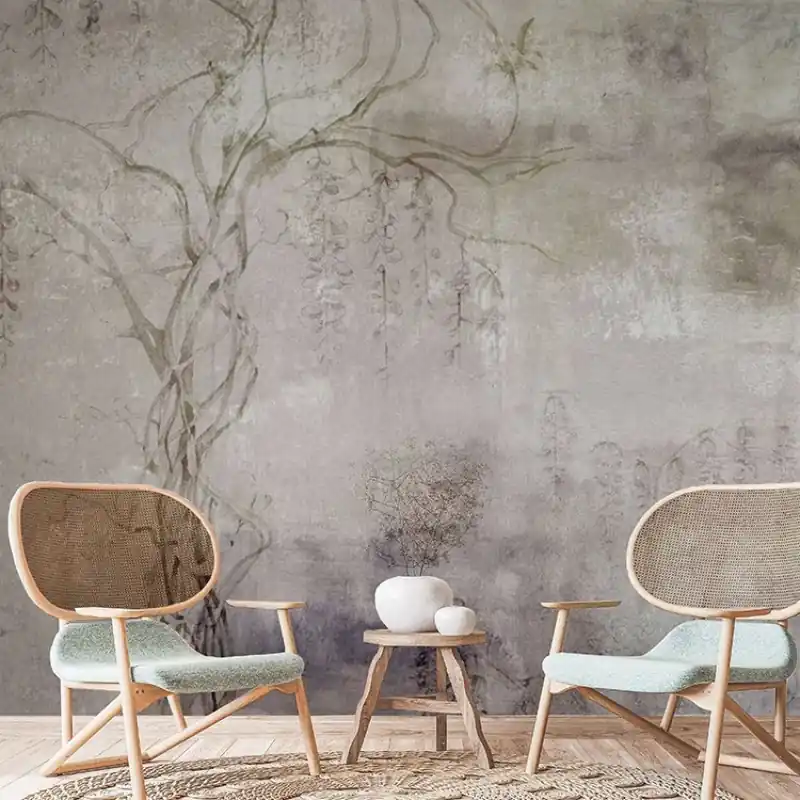 Disponibil imediat Wisteria, VLAdiLA Tapet cu design floral modern