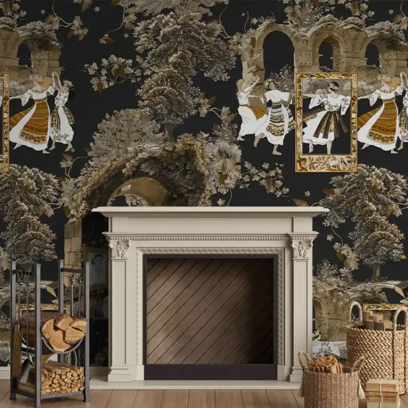 Amurg (rugină), VLAdiLA Tapet elegant cu design rustic Expediere rapidă