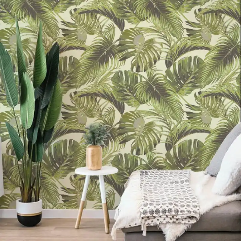 Cumpără acum Exotic Extravaganza, VLAdiLA Tapet cu Frunze Tropicale pentru un Decor Exotic