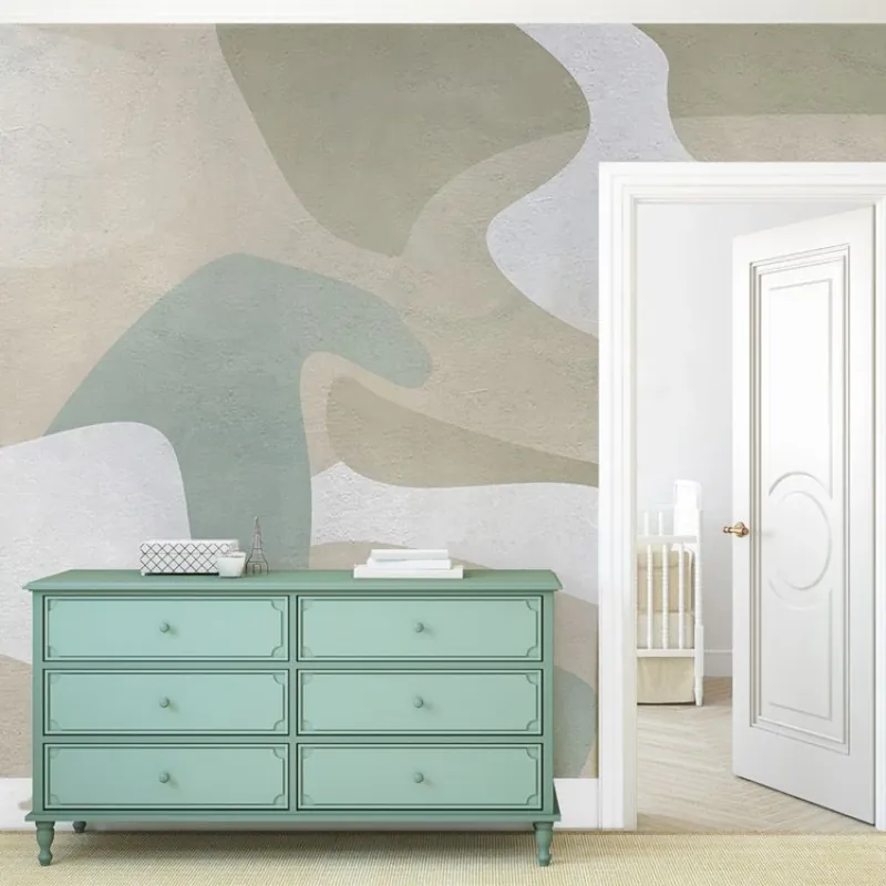 Green Waves, VLAdiLA Tapet cu Design Abstract - Green Waves Cumpărături sigure