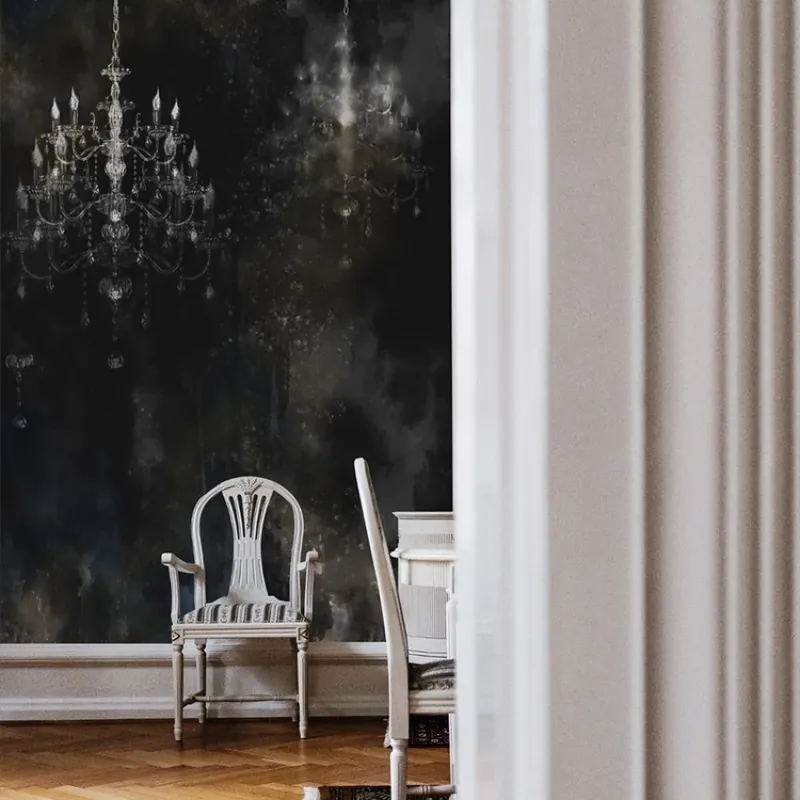 Chandelier Silver, VLAdiLA Tapet de perete elegant cu candelabru Reducere
