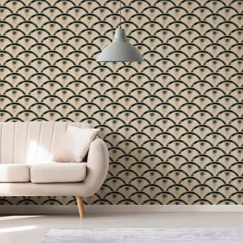 Retur ușor The Hoover Factory White, VLAdiLA Tapet cu design geometric modern