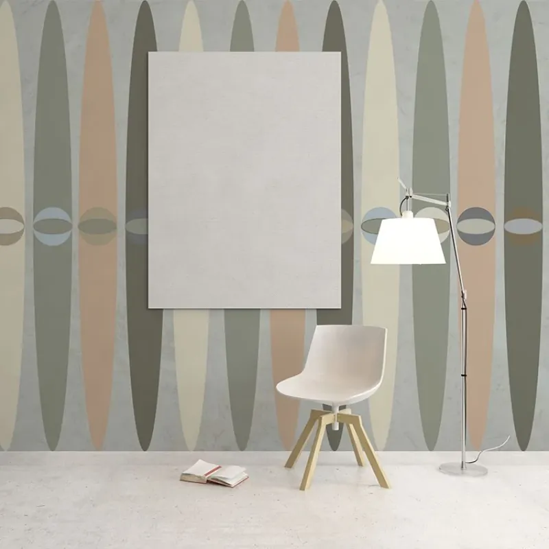 Comandă acum Retro, VLAdiLA Tapet modern cu design geometric