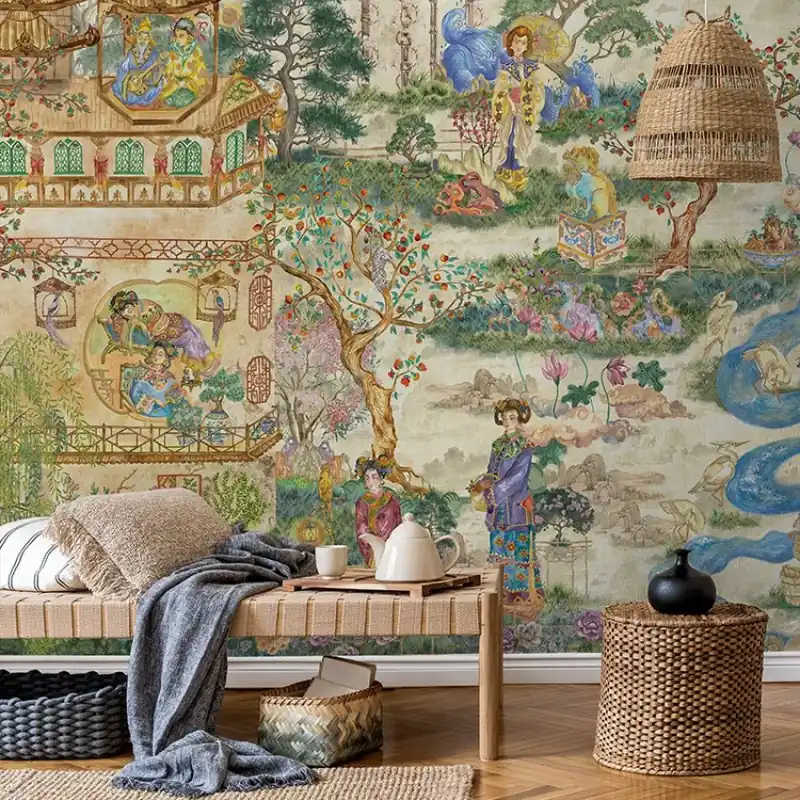 Vezi acum The King Suite, VLAdiLA Tapet cu Design Asiatic Elegant