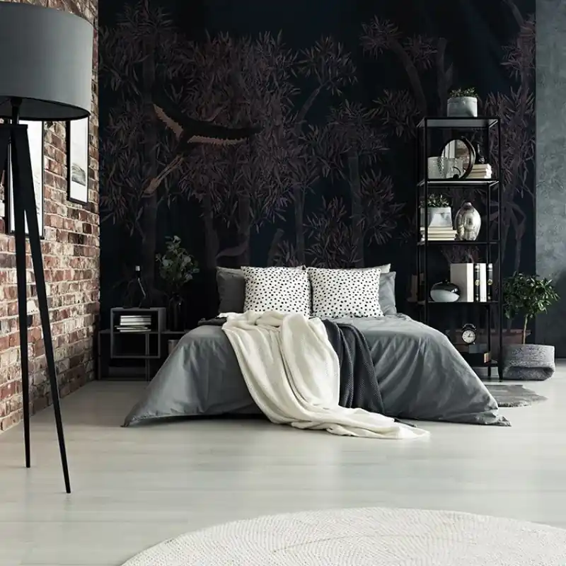 Makino Pavilion Dark, VLAdiLA Tapet cu design asiatic elegant Ieftin