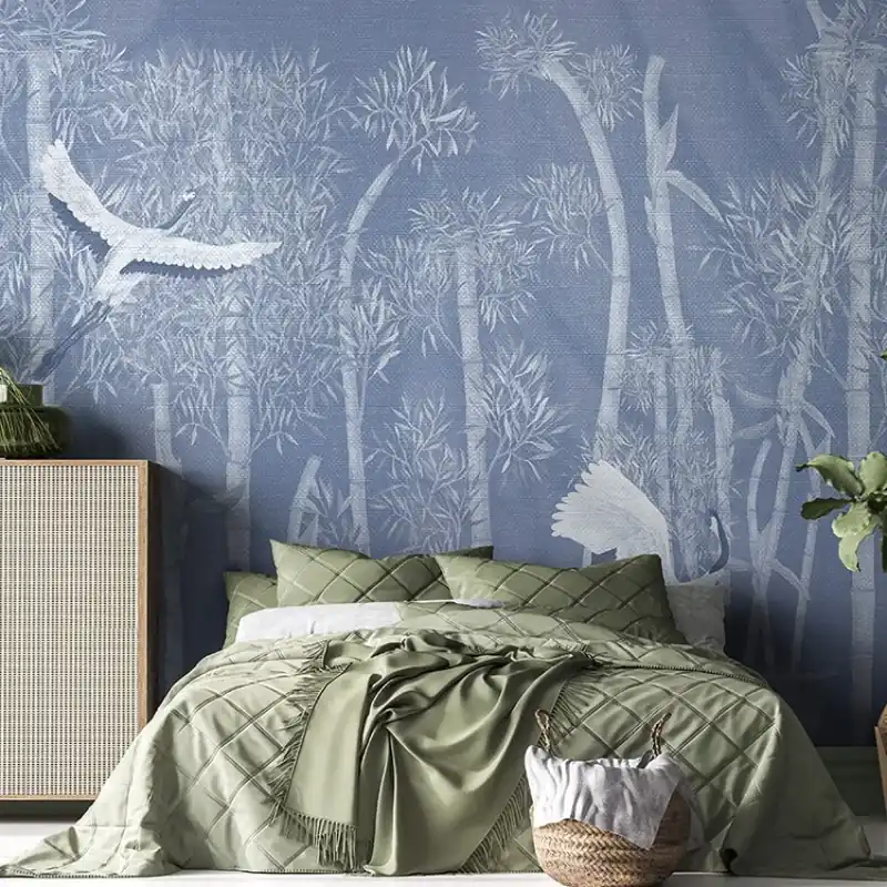 Nu rata Makino Pavilion Blush Blue, VLAdiLA Tapet modern cu design minimalist - Pavilion Blush Blue