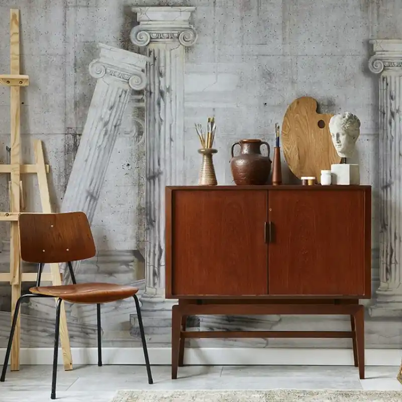 Antique Alabaster, VLAdiLA Tapet cu coloane antice pentru un decor clasic și elegant Reducere