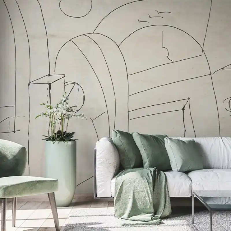 Flight of Fancy, VLAdiLA Tapet abstract pentru un decor modern Discount