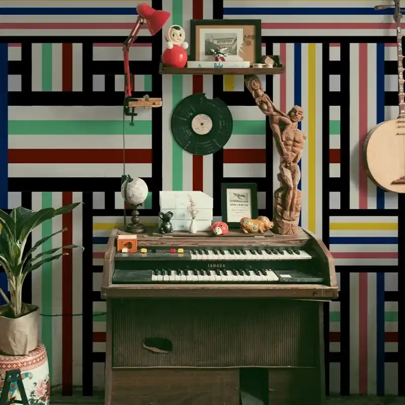 Couleur, VLAdiLA Tapet cu dungi colorate - design modern și elegant Comandă acum