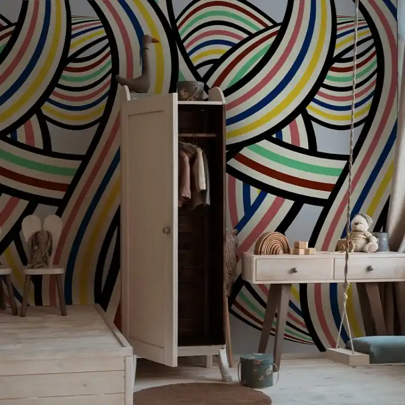 Heureuse, VLAdiLA Tapet abstract modern pentru un design interior unic Noutate