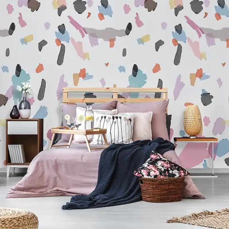Bestseller Nuage, VLAdiLA Tapet modern cu pete de culoare pastelate