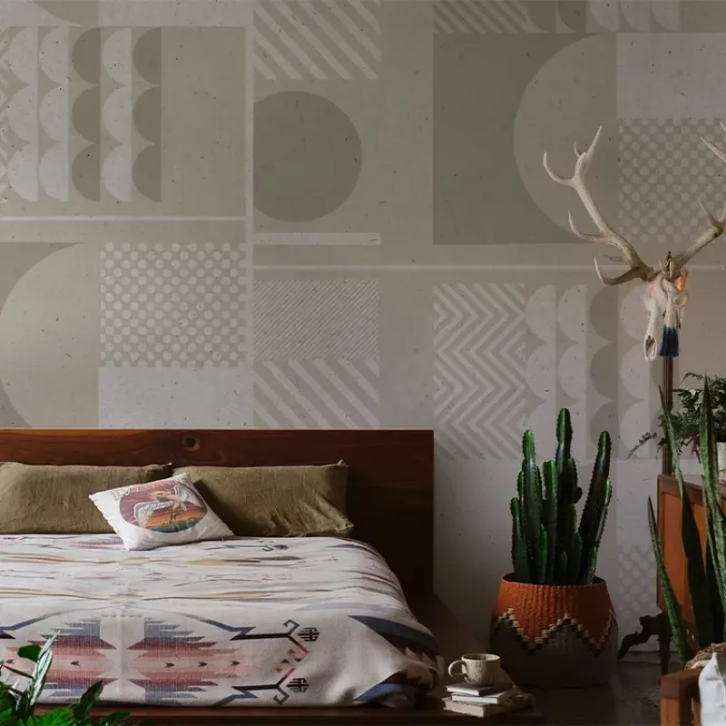 Plată securizată La peau, VLAdiLA Tapet modern cu design geometric minimalist
