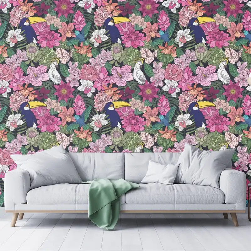 Peek-a-Boo, Dream Prints Tapet tropical Peek-a-Boo - O oază de relaxare în casa ta Cel mai bun preț