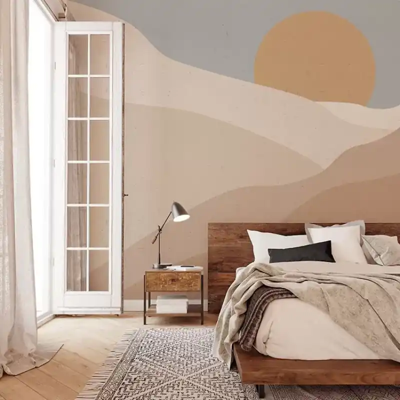 Comandă acum Postcard Desert Sand, VLAdiLA Tapet cu design abstract - Postcard Desert Sand