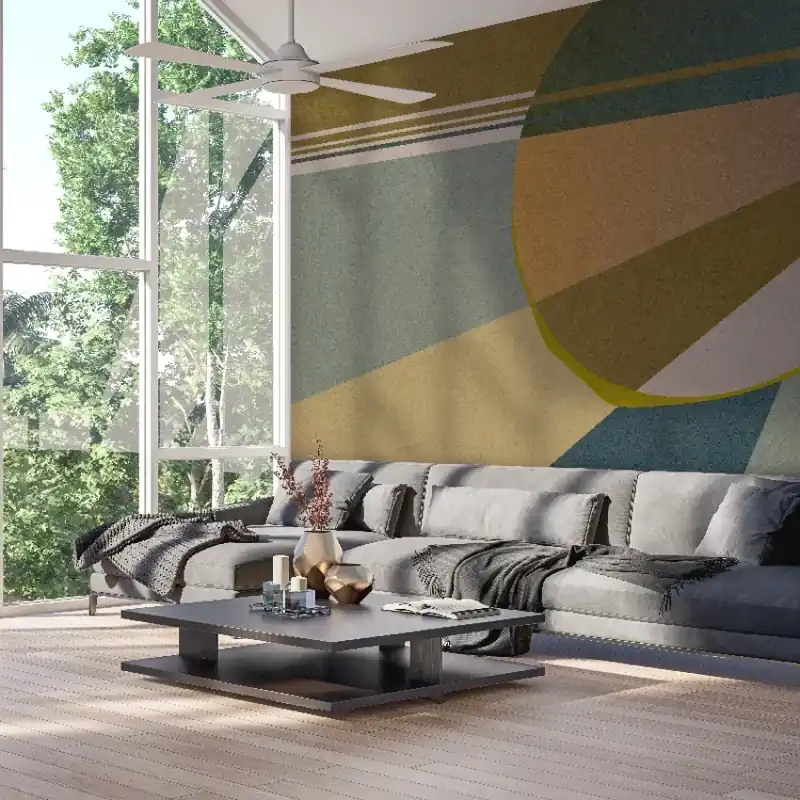 Cumpără acum Hotel Colorfornia, VLAdiLA Tapet geometric modern pentru un design interior inspirat