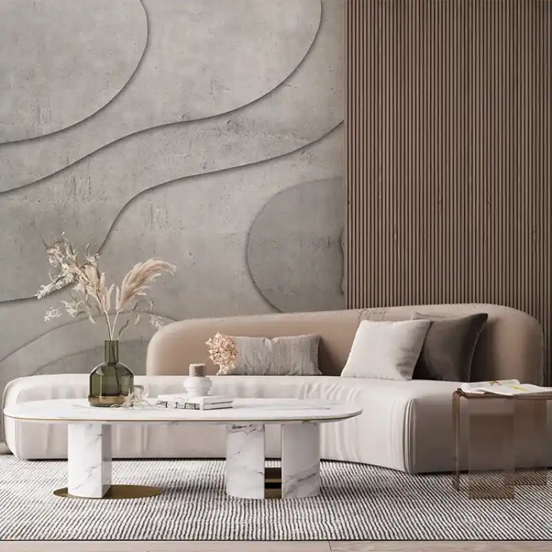 Hold your Hue (gray), VLAdiLA Tapet cu design abstract - Hold your Hue (gray) Cumpărături sigure