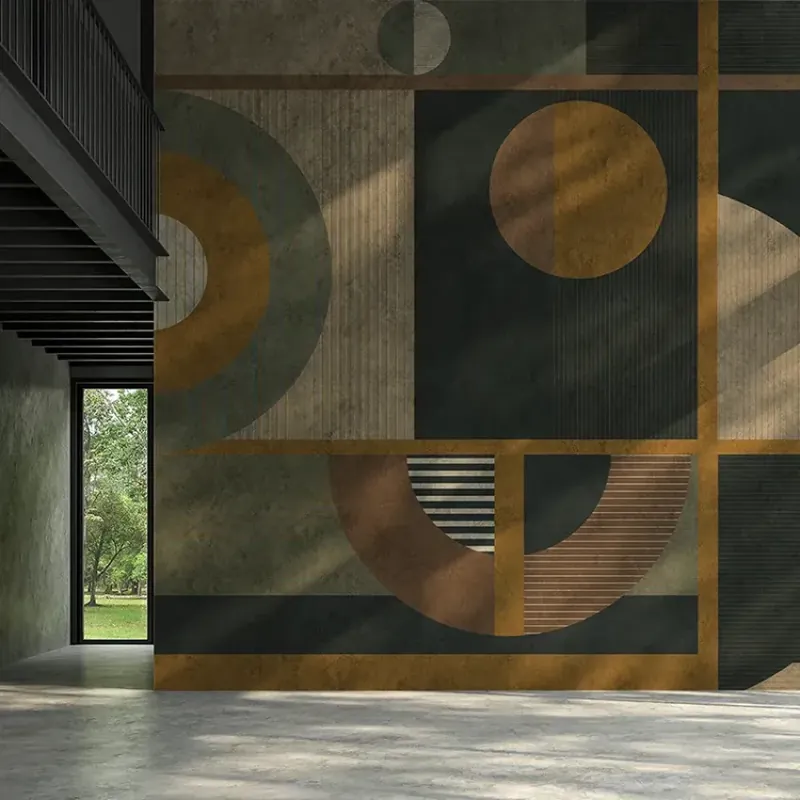 Hoop Lebowski, VLAdiLA Tapet geometric cu cercuri și linii drepte Retur gratuit