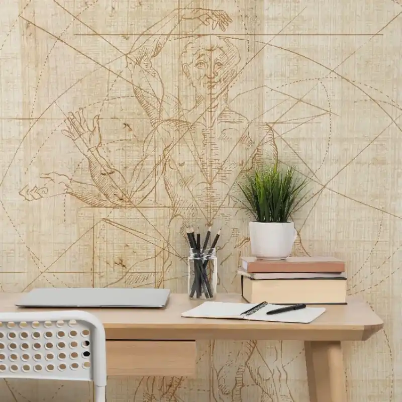 Golden Ratio, VLAdiLA Tapet personalizat cu design inspirat din "Secțiunea Aurie" Chilipir