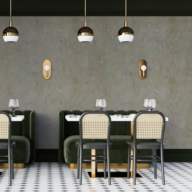 Valley, Honeydew, Dream Prints Tapet cu design floral delicat Promoție
