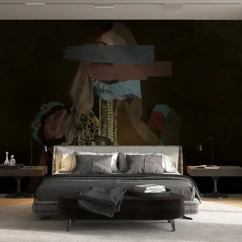 Plată securizată No 13, VLAdiLA Tapet cu design abstract pentru un interior modern
