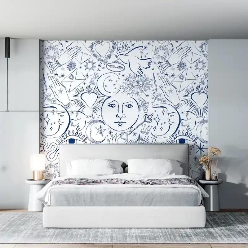 Cel mai bun preț Mystic, Lazuli, PaperMint Tapet cu design unic, Mystic Lazuli