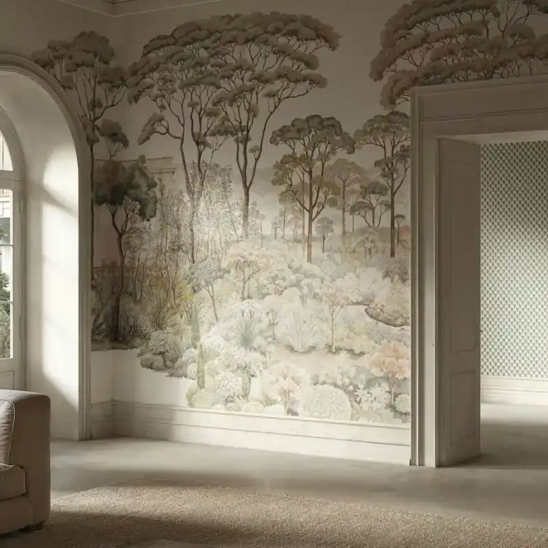Villa Pamphili, Variant 1, Glamora Fototapet Peisaj Grădină Italiană Disponibil imediat