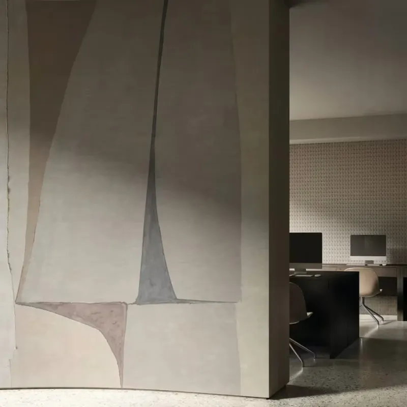 Avane, Variant 1, Glamora Tapet Abstract Geometric în Nuanțe Neutre Ultima șansă