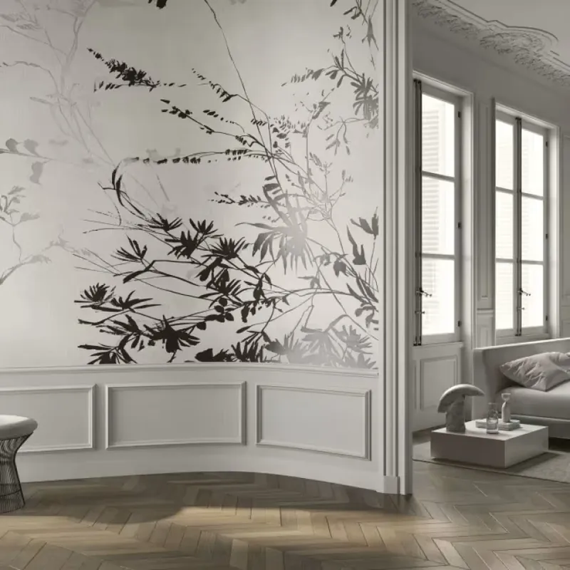 Disponibil imediat Frondia, Variant 1, Glamora Tapet Floral Elegant pentru Interioare Moderne