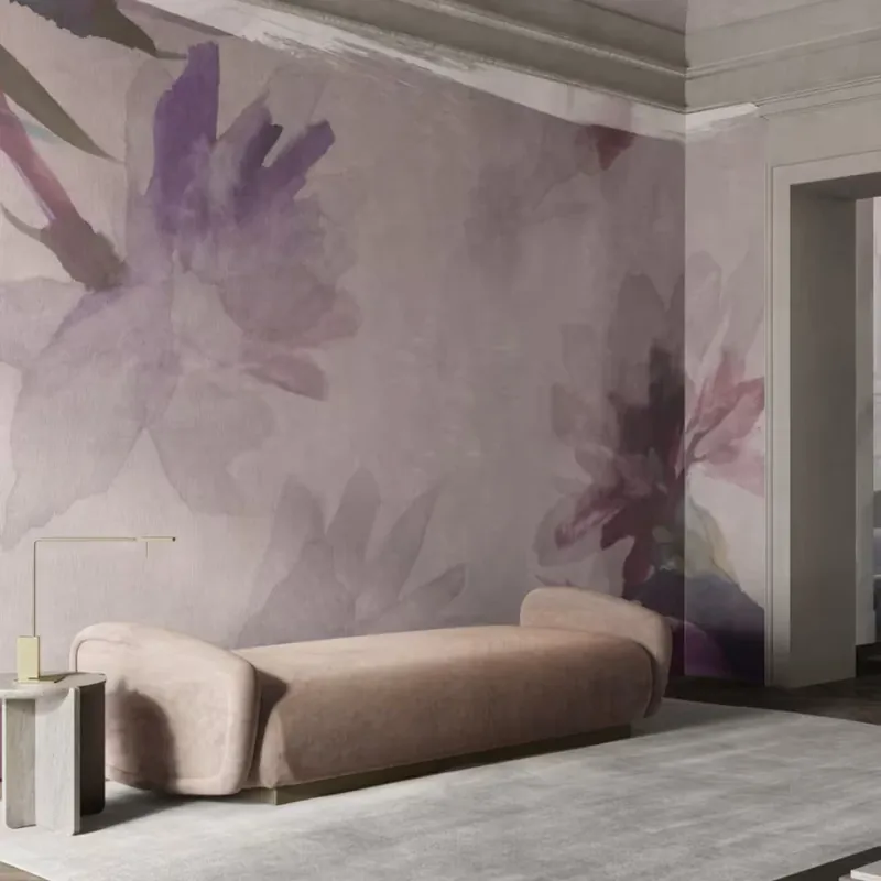 Doar azi Calyx, Variant 1, Glamora Fototapet Floral Elegant pentru un Interior Rafinat