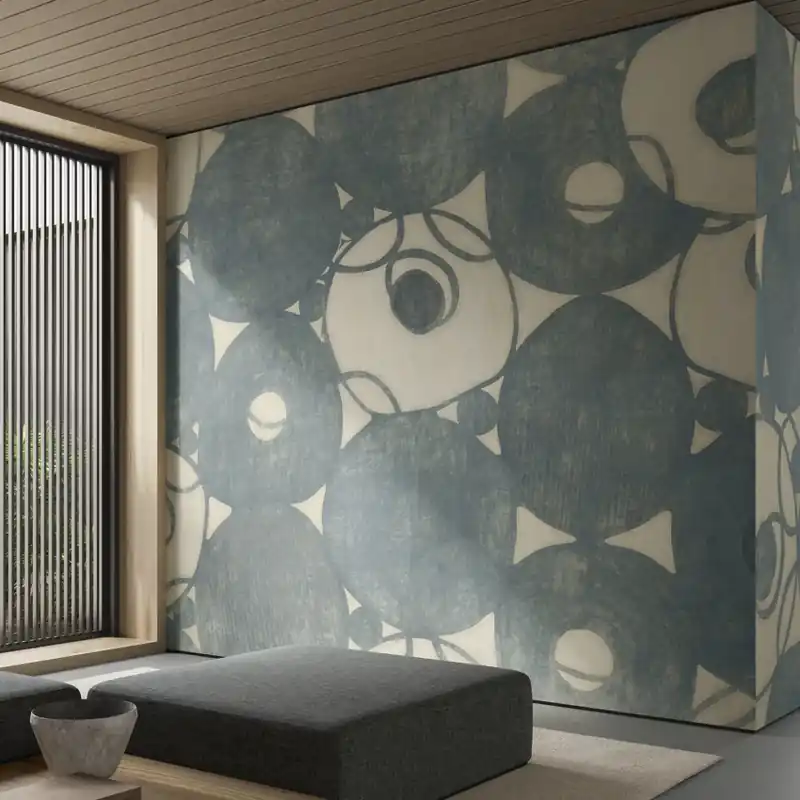 Tondo, Variant 1, Glamora Tapet cu cercuri suprapuse - Design modern și elegant Reducere