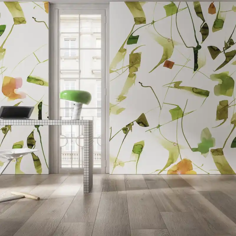 Cumpără online Roots, Variant 1, Glamora Tapet Abstract cu Accente Naturale