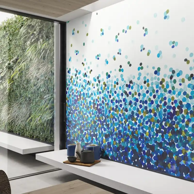 Cumpărături sigure Ocean Victory, Variant 1, Glamora Tapet abstract cu cercuri colorate