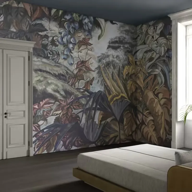 Livrare expres Pandora, Variant 1, Glamora Tapet floral cu nuanțe calde