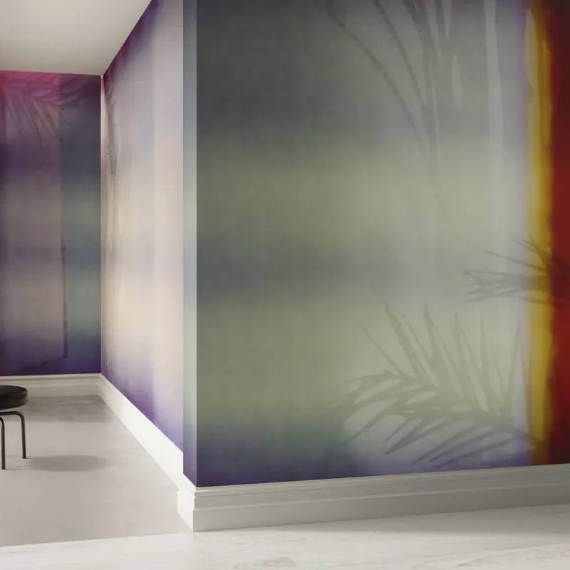 Pacific, Variant 1, Glamora Tapet modern cu design abstract si palmieri Preț mic