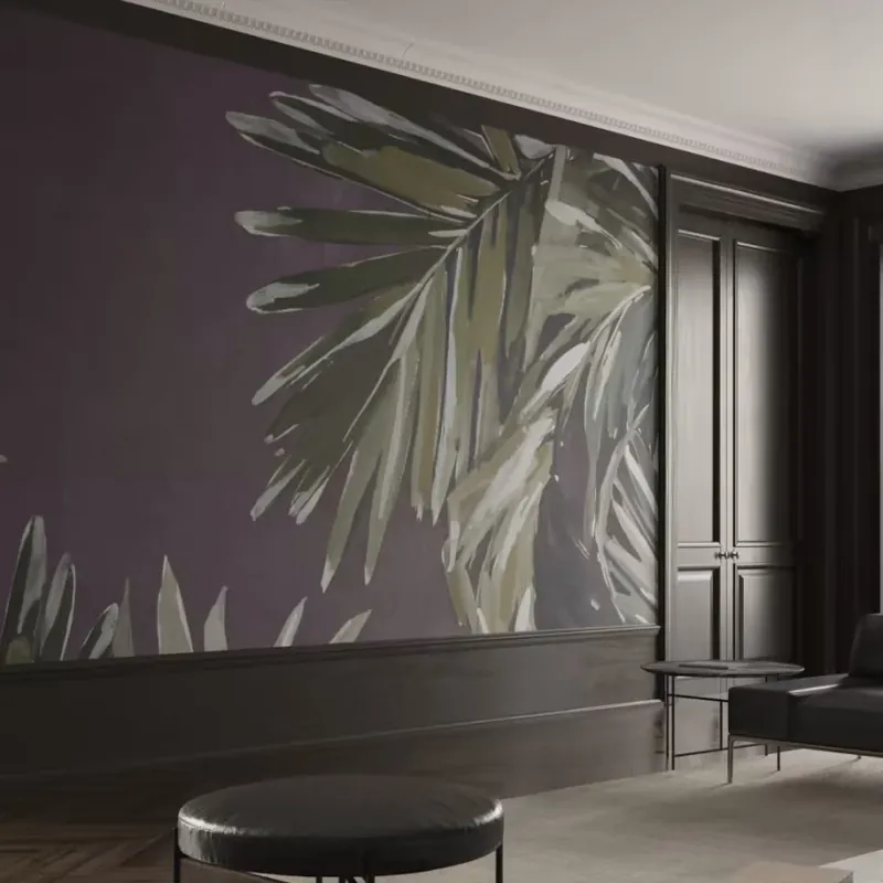 Disponibil imediat Eram, Variant 1, Glamora Tapet cu frunze tropicale - o notă de eleganță exotică