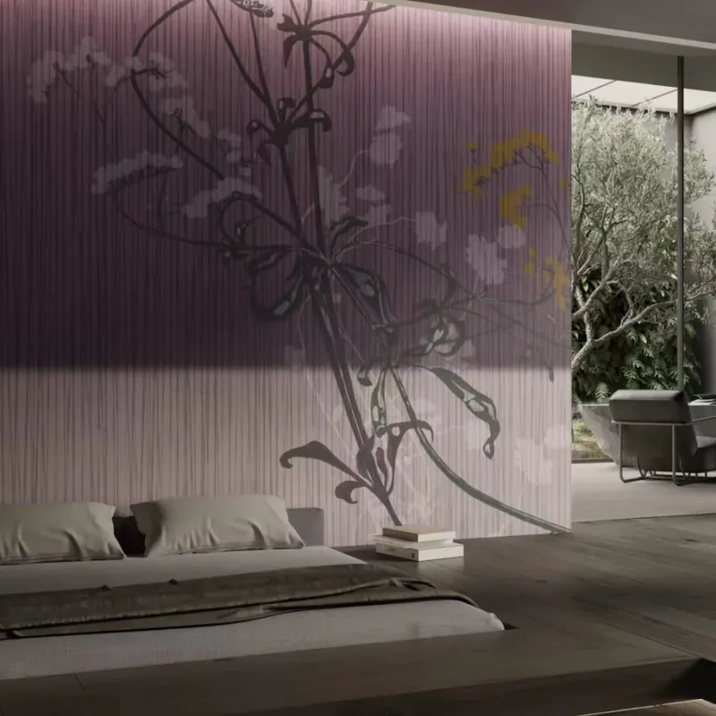Morea, Variant 1, Glamora Tapet cu flori delicate, perfect pentru un design minimalist Ofertă