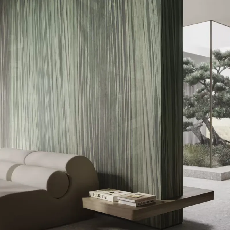 Plată securizată Adachi, Variant 1, Glamora Tapet cu design abstract in nuante de verde