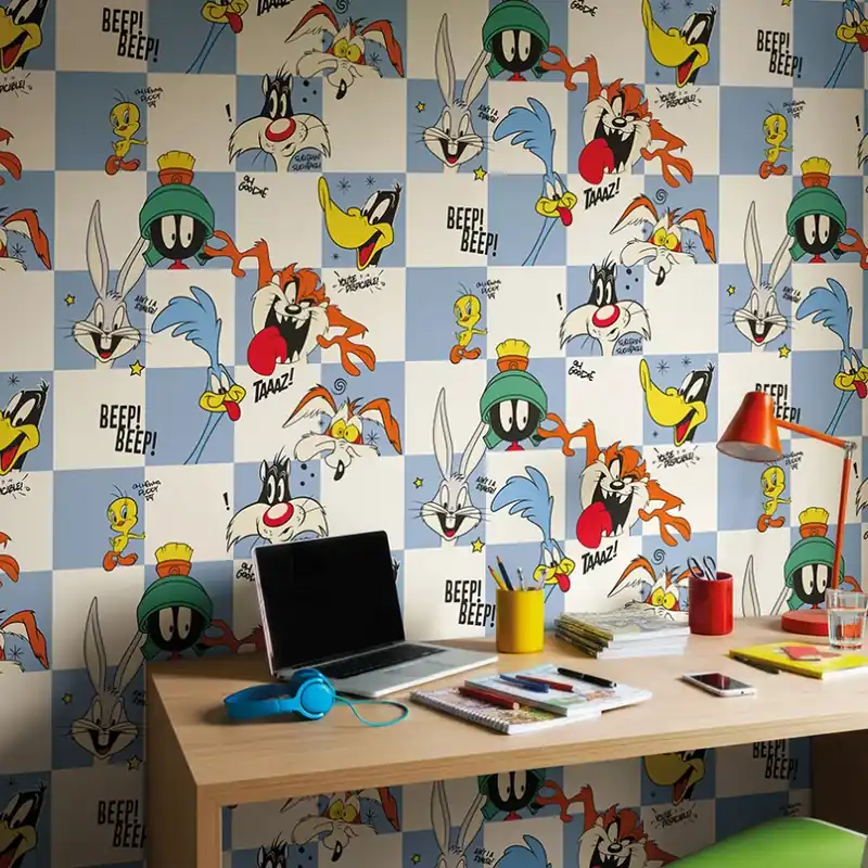 Preț mic Looney Tunes 230 (WBLT230-1), Londonart Tapet și Fototapet pentru Camera Copilului cu Personaje Animate