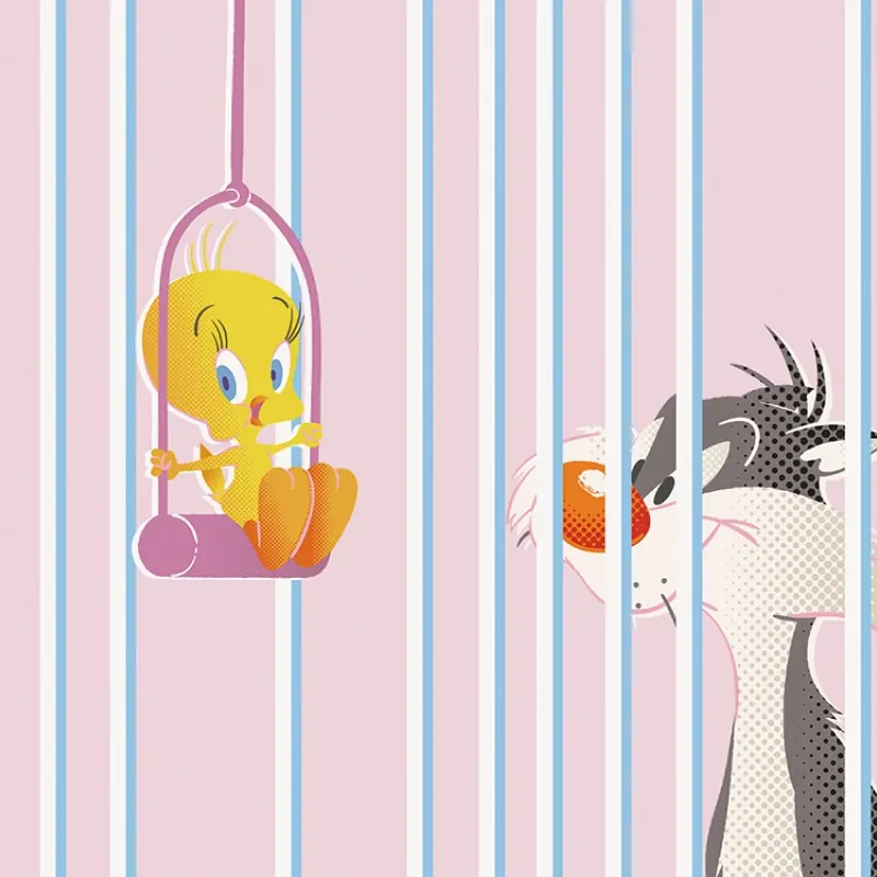 Discount Looney Tunes 217 (WBLT217-1), Londonart Tapet Decorativ cu Personaje Iubite din Desene Animate