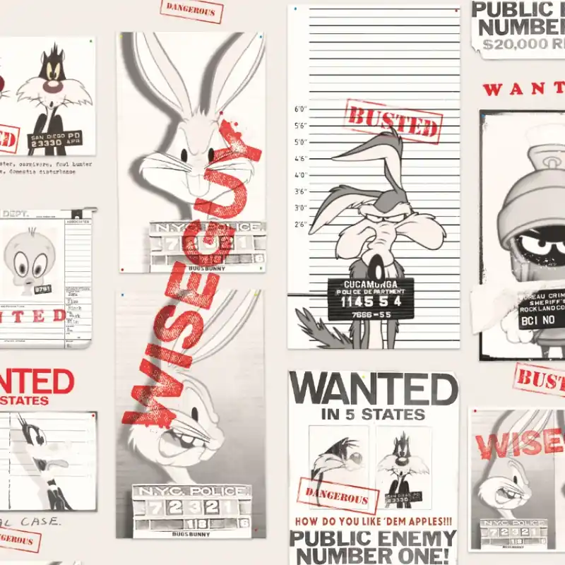 Looney Tunes 215 (WBLT215-1), Londonart Decor Mural Iconic cu Personaje Animate Livrare expres