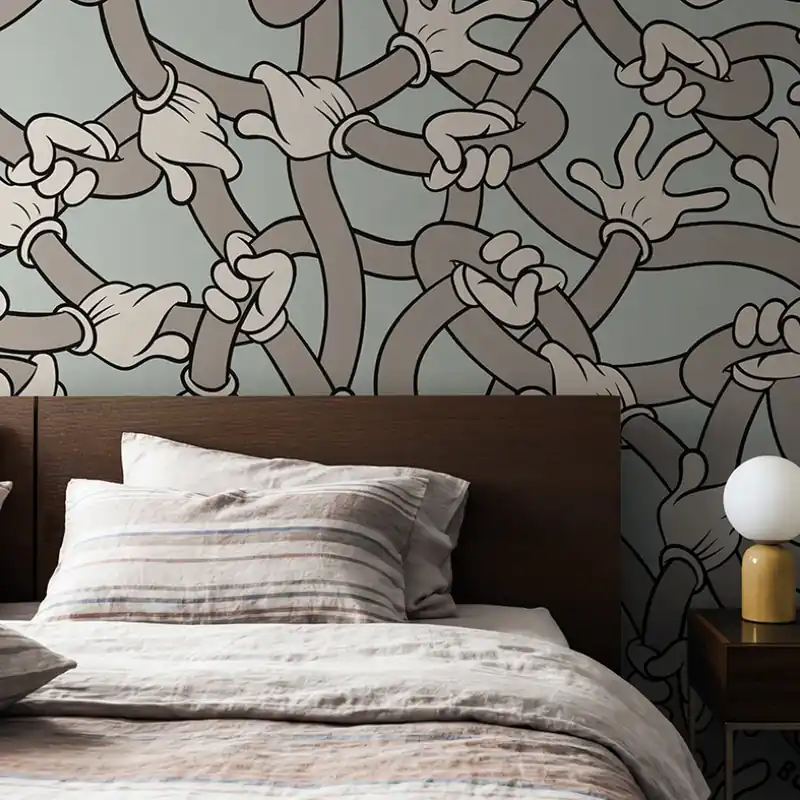 Looney Tunes 214 (WBLT214-1), Londonart Fototapet Modern cu Mâini Desenate pentru un Interior Unic Popular