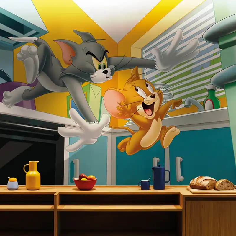Preferatul clienților Tom and Jerry 122 (WBT&J122-1), Londonart Aventură și Zâmbete pe Pereții Camerei Tale
