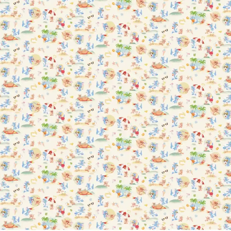 Tom and Jerry 110 (WBT&J110-1), Londonart Tapet Jucăuș pentru Camera Copilului Aventuri cu Pisica și Șoricelul Cel mai vândut